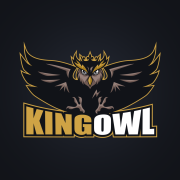 kingowl logo mascot